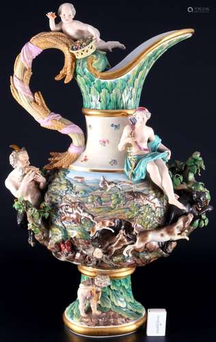 Meissen huge element splendor vase, knob mark, große Element...