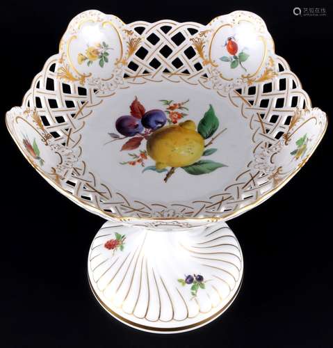 Meissen Fruits large centerpiece 1st choice, großer Tafelauf...