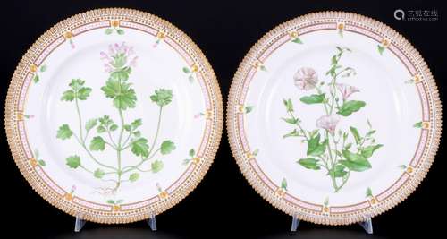 Royal Copenhagen Flora Danica 2 dinner plates 3549, Speisete...