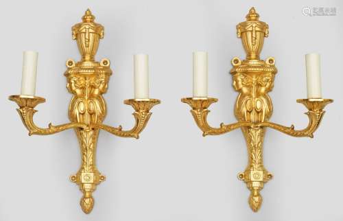 Paar Wandappliken im Louis XVI-Stil