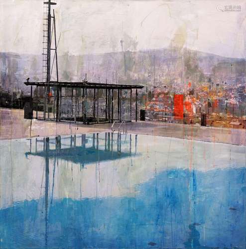 Markus Haub "View 95" (Blick vom Barcelona-Pavillo...