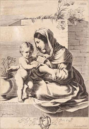 Francesco Curti, Madonna mit Kind. 17th cent.