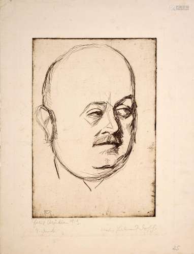 Conrad Felixmüller "Maler Ferdinand Dorsch". 1913.