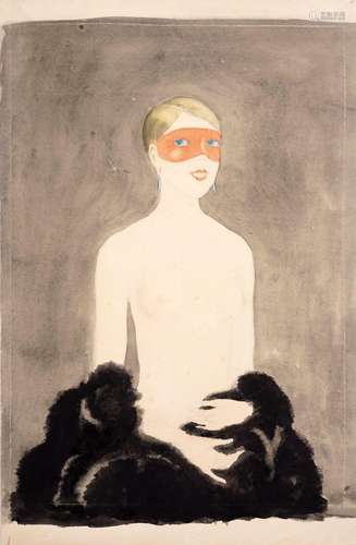 Karl Hahn "Die rote Maske". 1926.