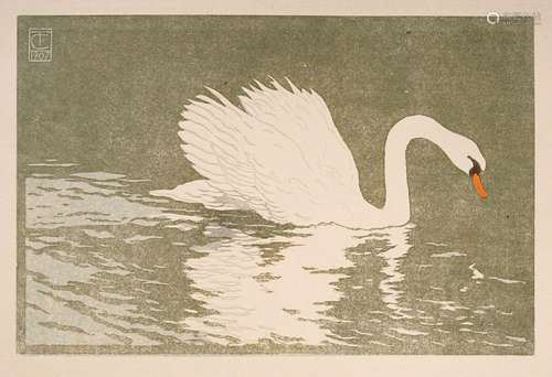 Carl Theodor Thiemann "Schwan" / "Bach im Win...