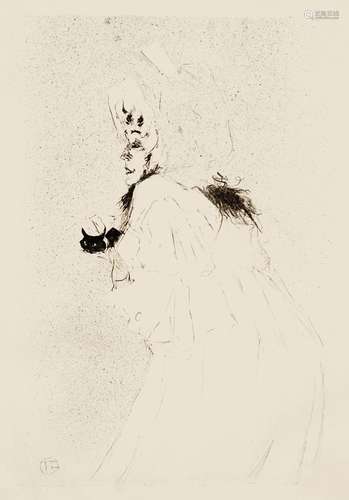 Henri de Toulouse-Lautrec "May Belfort saluant". 1...