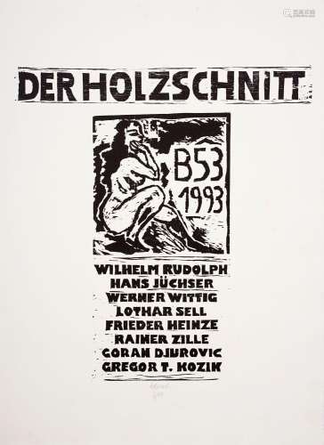 Verschiedene Künstler "Der Holzschnitt". 1993.