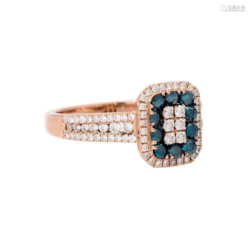 Ring mit Brillanten von zus. ca. 0,7 ct,