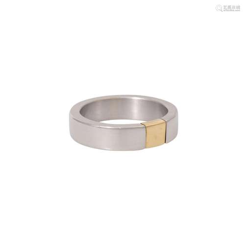 NIESSING Ring "Rotation" mit Brillant ca. 0,1 ct,