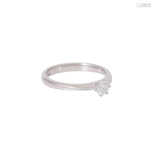 WEMPE Ring mit Brillant Solitaire von 0,26 ct,