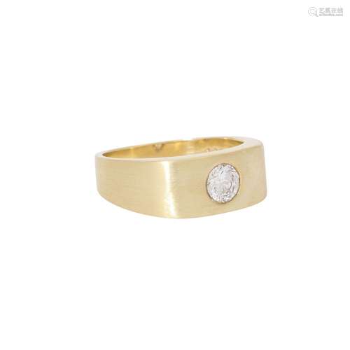 Ring mit Brillant Solitaire ca. 0,66 ct