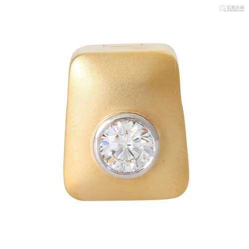 Anhänger mit Brillant ca. 1,14 ct