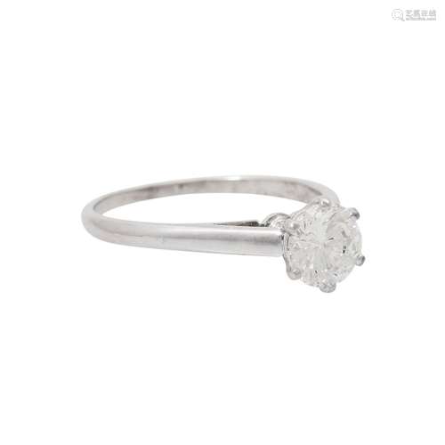 Ring mit Brillant Solitaire 0,99 ct,