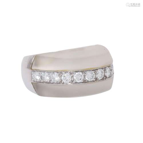 Ring mit Brillanten zus. ca. 1,2 ct,