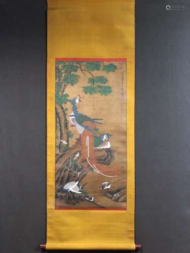 Silk scroll of Feng in the hundred years of Huizong of Song ...