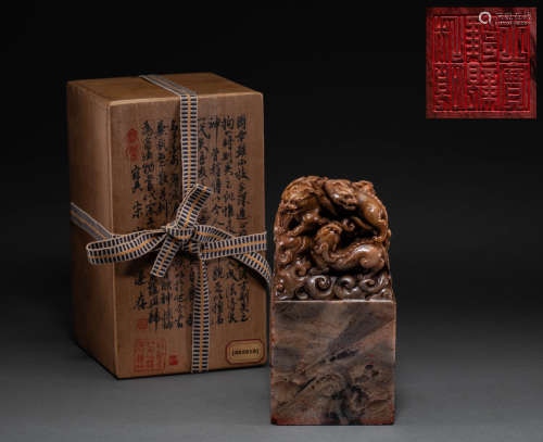 Shoushan stone seal from Qing Dynasty in China