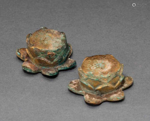 Chinese gilt bronze ornaments