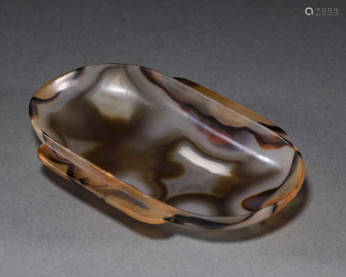 Chinese agate plate