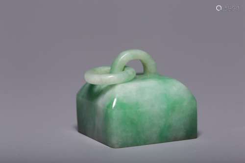 Emerald double ring square seal