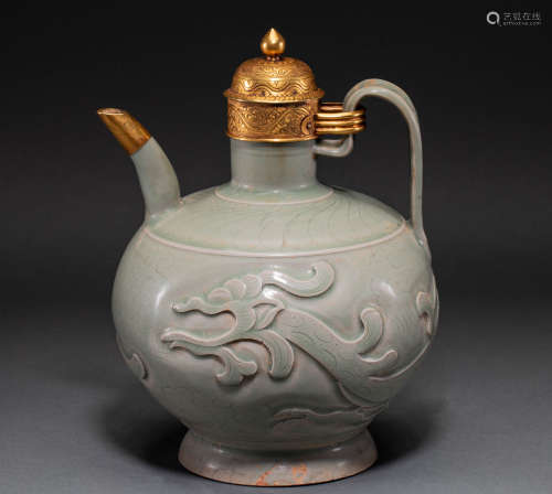 Handled pot from Yaozhou Kiln, China
