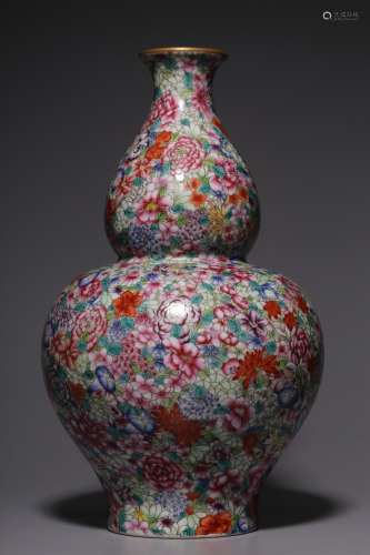 Foreign color flowers do not fall gourd bottle