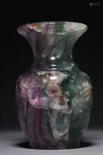 Fluorite vase, Qing Dynasty
