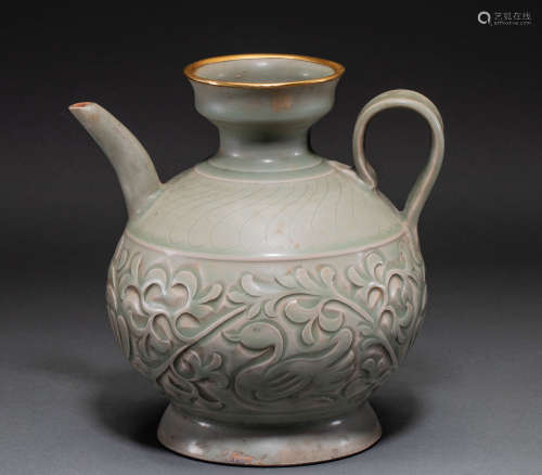 Handled pot from Yaozhou Kiln, China