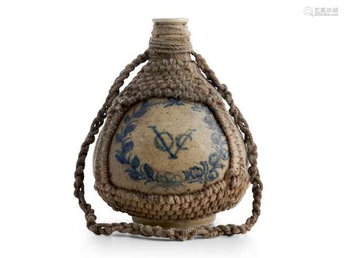 A RARE JAPANESE KO IMARI `VOC` FLASK 17TH CENTURY, EDO PERIO...