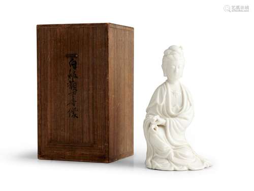 A JAPANESE OKIMONO OF KANNON BY ZOROKU MASHIMIZU II (1846-19...