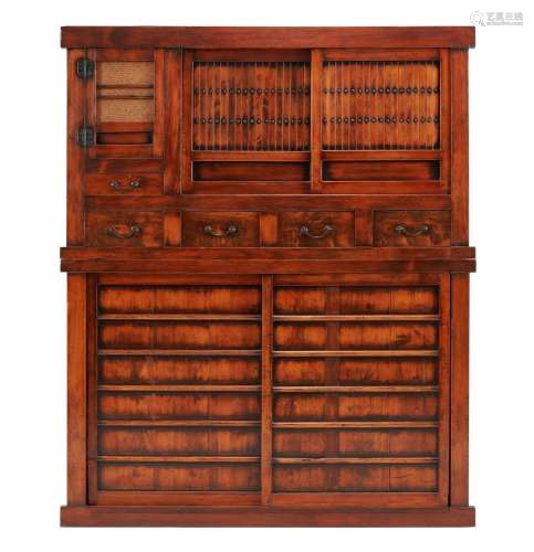 A JAPANESE MIZUYA KITCHEN CABINET MEIJI PERIOD (1868-1912)