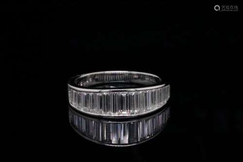 Oscar Heyman 1.50ctw VS1-VS2/G-H Diamond Platinum Ring