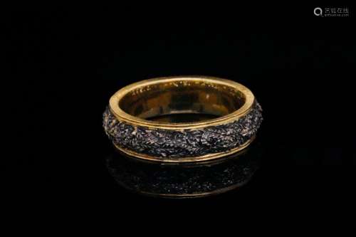 Buccellati Solid 18K Yellow Gold 5.5mm Wide Ring