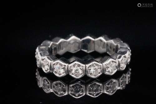Piaget 0.50ctw Diamond and 18K White Gold Ring