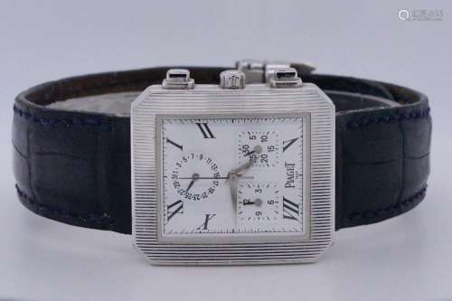 Piaget Protocol 28mm 18K Watch W/Leather Band