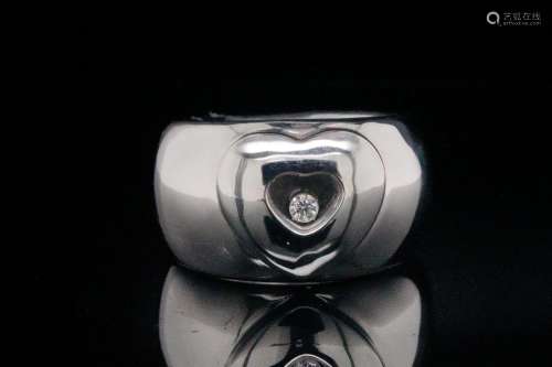 Chopard Happy Diamonds 0.05ct Diamond and 18K Heart Ring