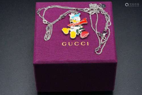 Gucci x Disney Donald Duck Necklace (Sold Out)