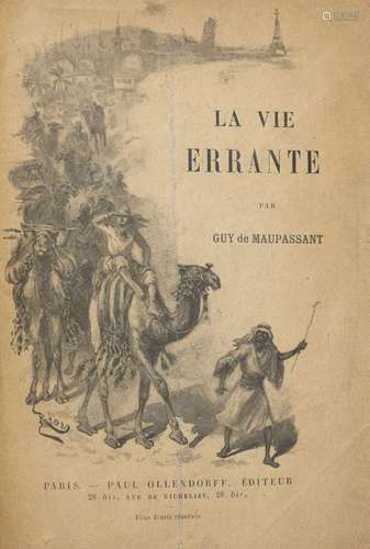 MAUPASSANT (Guy de). La Vie errante. Paris, Paul Ollendorff,...