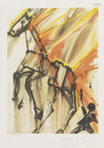 Salvador Dali (1904-1989), Les chevaux de Dali, lithographie...