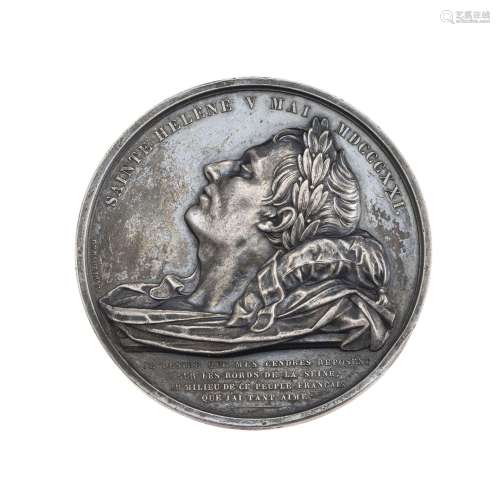 Passage des Cendres de Napoléon à Rouen, 1840, médaille comm...