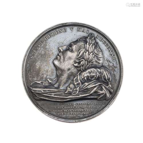 Passage des Cendres de Napoléon à Rouen, 1840, médaille comm...