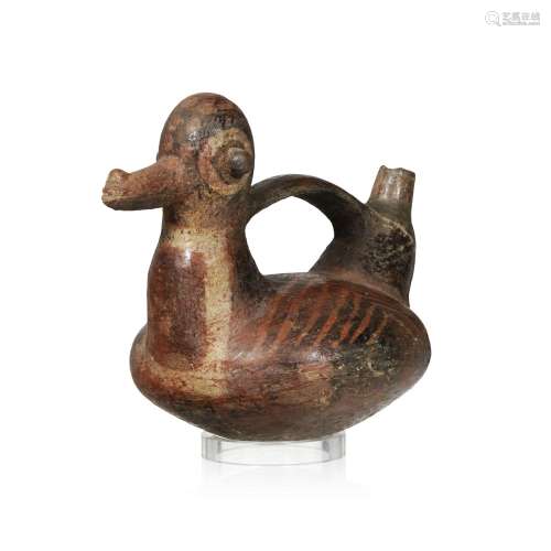 Vase lenticulaire à pont, goulot en forme d`oiseau, culture ...