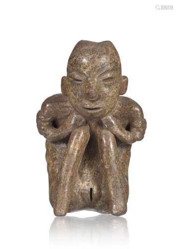 Statuette vase anthropomorphe, Mexique, culture Nayarit, fig...