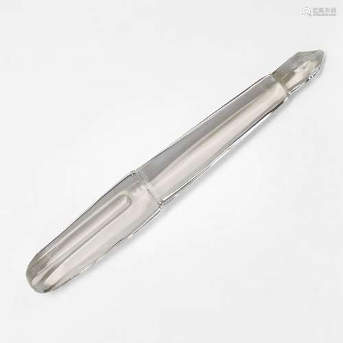 Stylo signé Baccarat<br />
Verre