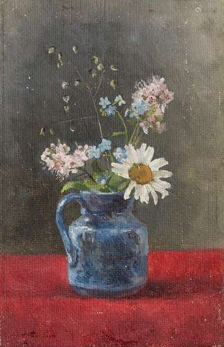 Attribué à Maria Lakountchikova (1870-1902)<br />
Fleurs des...