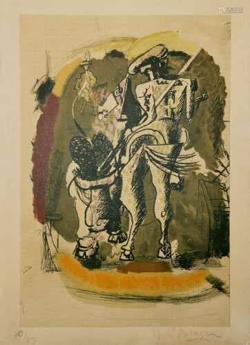 Georges Braque (1882-1963)<br />
Torero, circa 1950, photoli...