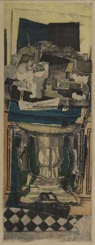 D'après Georges Braque (1882-1963)<br />
Nature morte, aquat...
