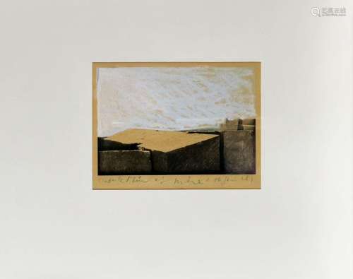 Alfred Hofkunst (1942-2004)<br />
Abstraction, craie et esta...