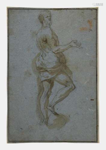 Entourage de Jacopo II Palma (c.1544/48-1628)<br />
Etude d'...