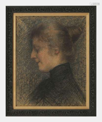 Berthe Bouvier (1868-1936)<br />
Portrait d'Ida, pastel sur ...