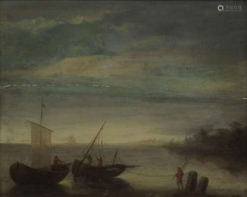 D'après Jan van Goyen (1596-1656)<br />
Deux barques de pêch...